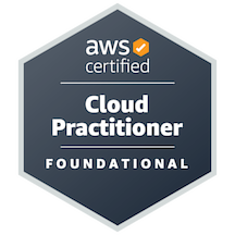 AWS Certified Cloud Practitioner Badge